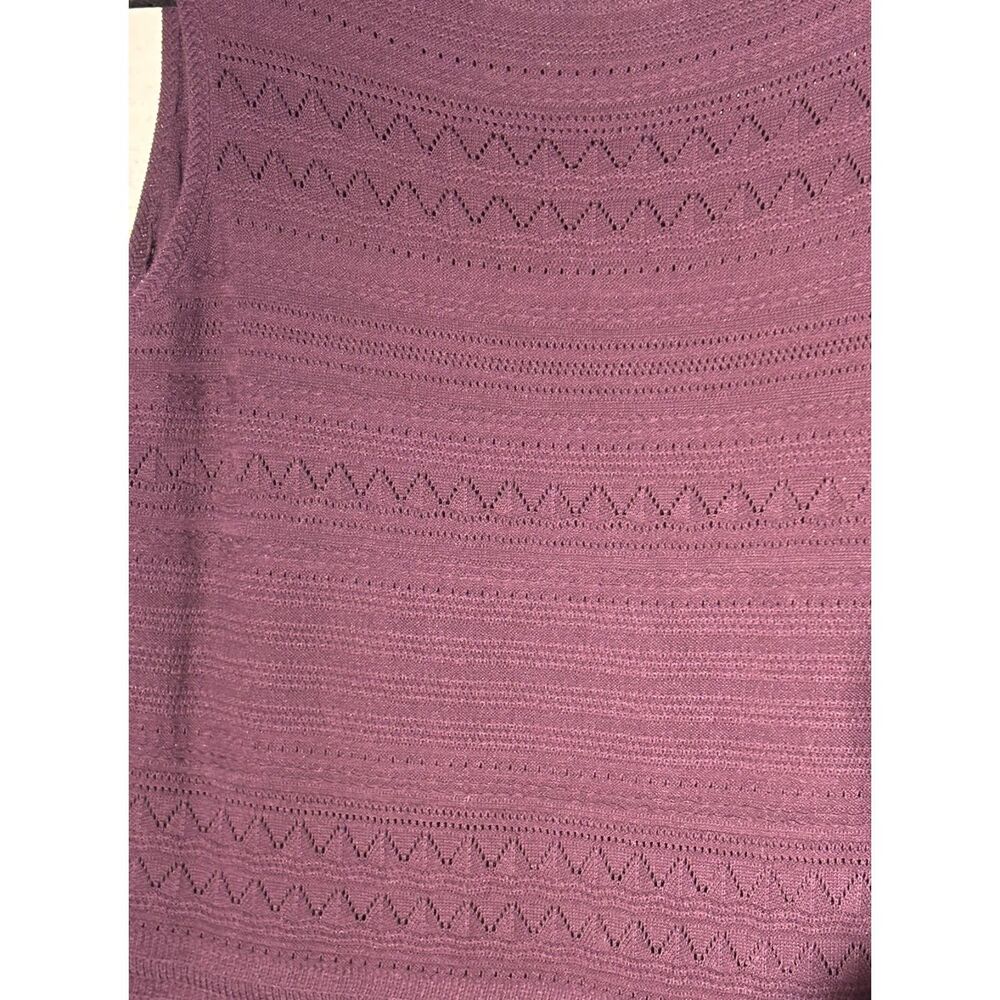 Lauren Ralph Lauren Pointelle Knit Dress Fit & Flare Scandi Girl L - Picture 3 of 4